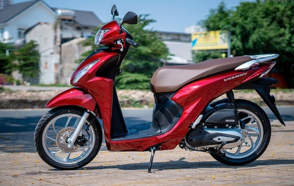 Honda Vision 2024 với thiết kế trẻ trung, gọn nhẹ, phù hợp cho cả nam và nữ